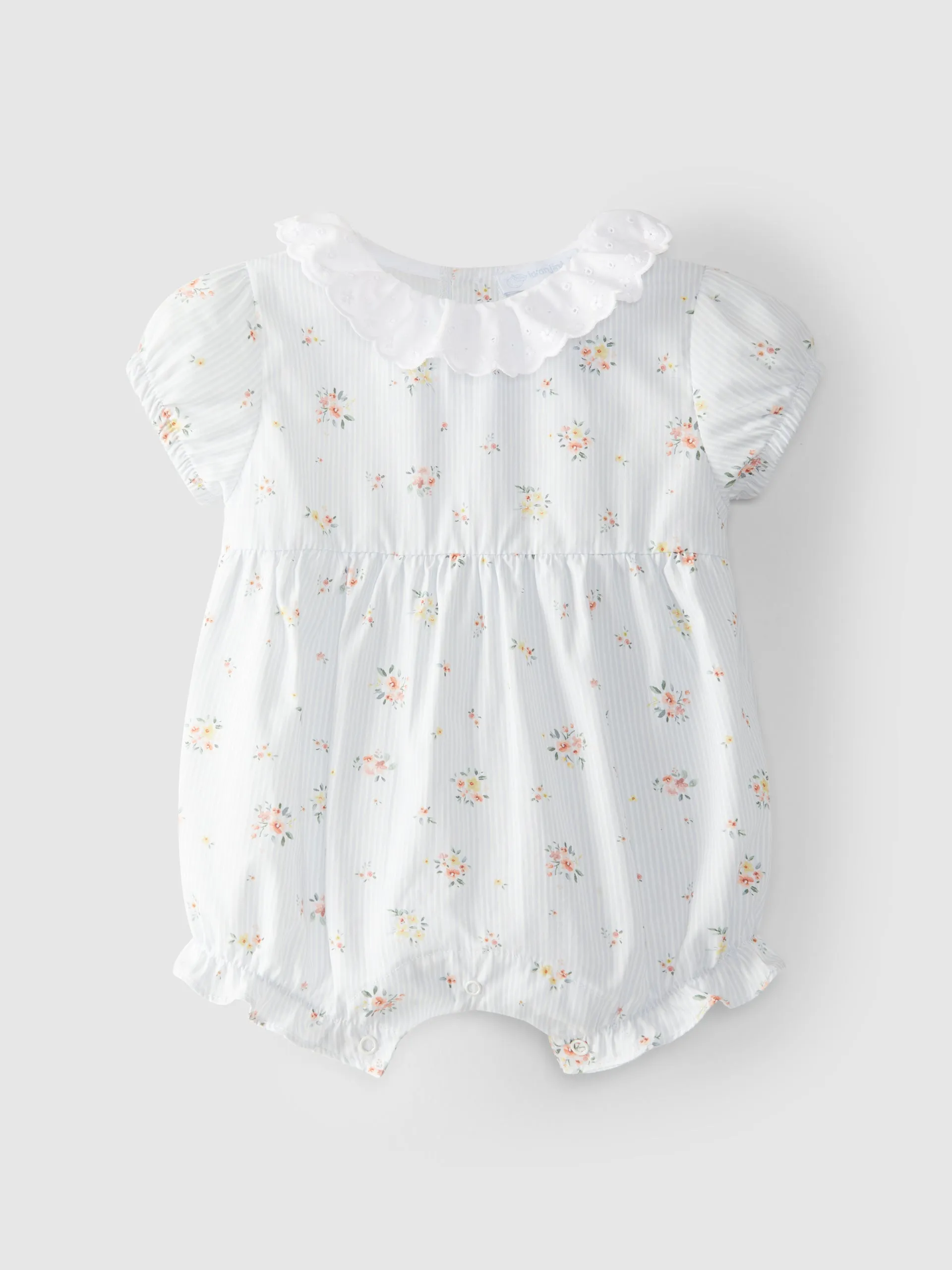 SS23 Laranjinha Baby Girls Floral Romper V3421