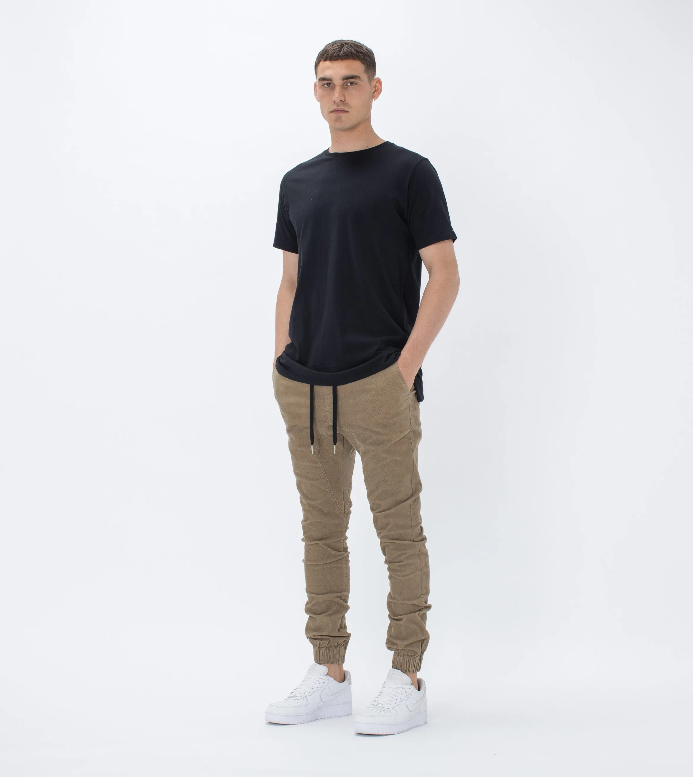 Sureshot Cord Jogger Sandstone
