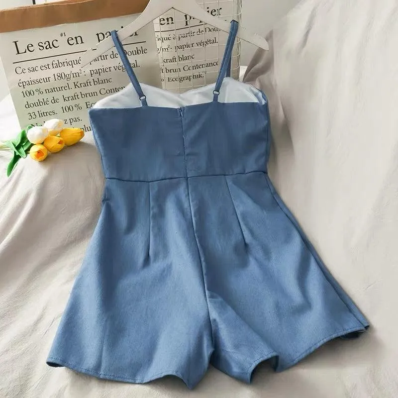 Suzie Denim Romper