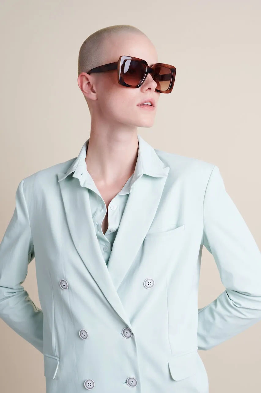 Sydney Blazer Technical Jersey | Aqua