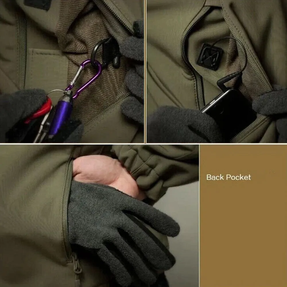 Tactical Fleece Jacket Lurker Shark Skin Outdoor Cycling Thickened Camouflage Clothing Set