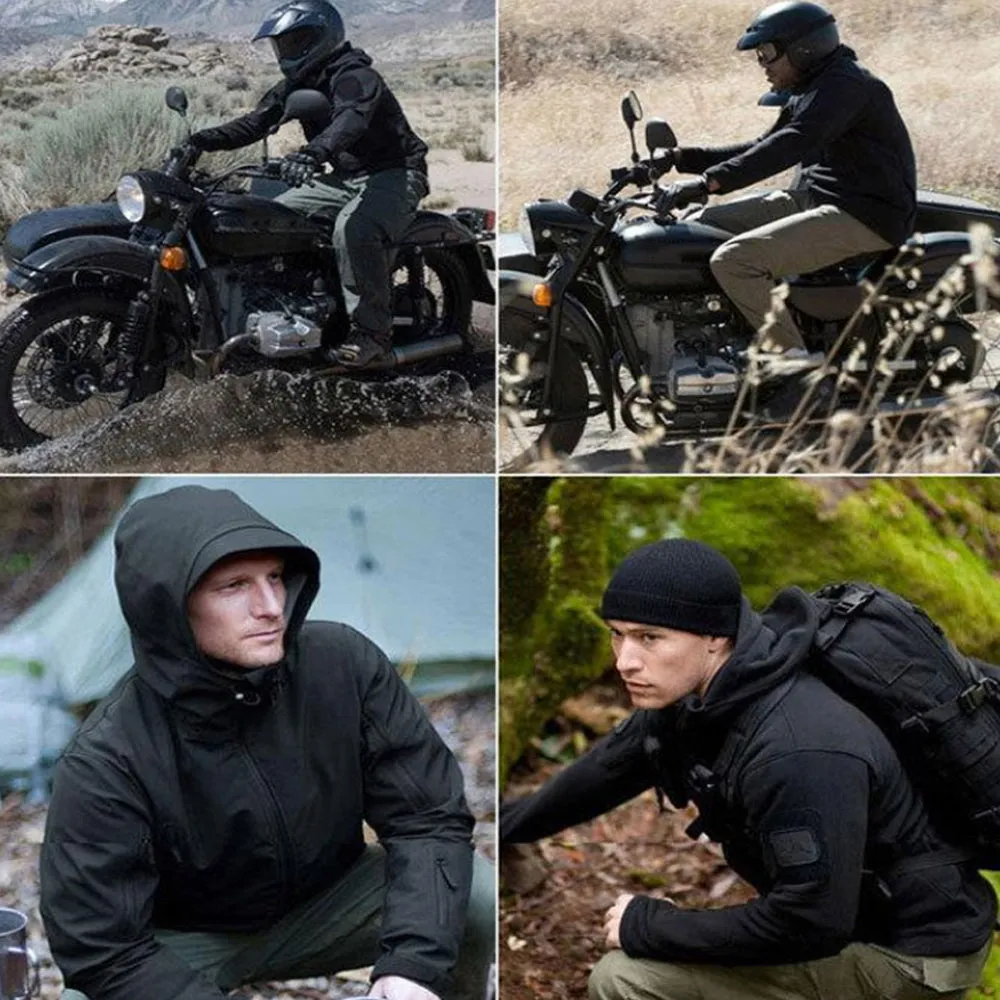 Tactical Fleece Jacket Lurker Shark Skin Outdoor Cycling Thickened Camouflage Clothing Set