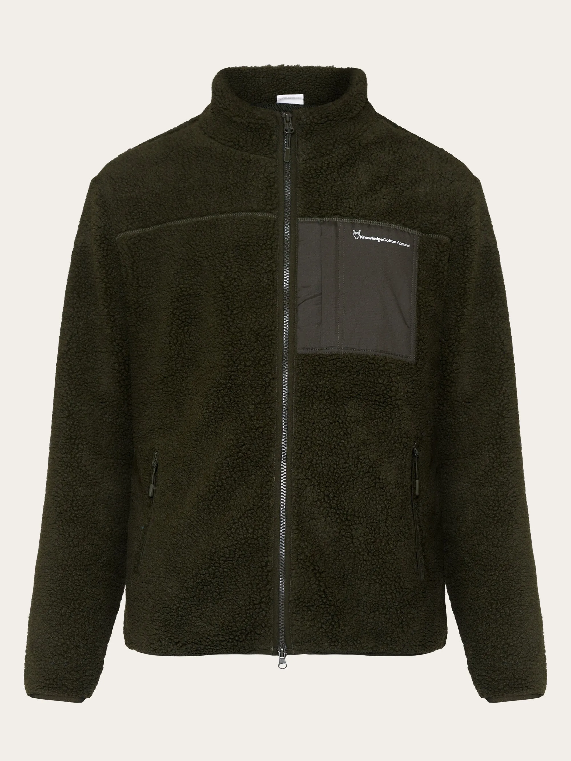 Teddy fleece zip sweat - Forrest Night