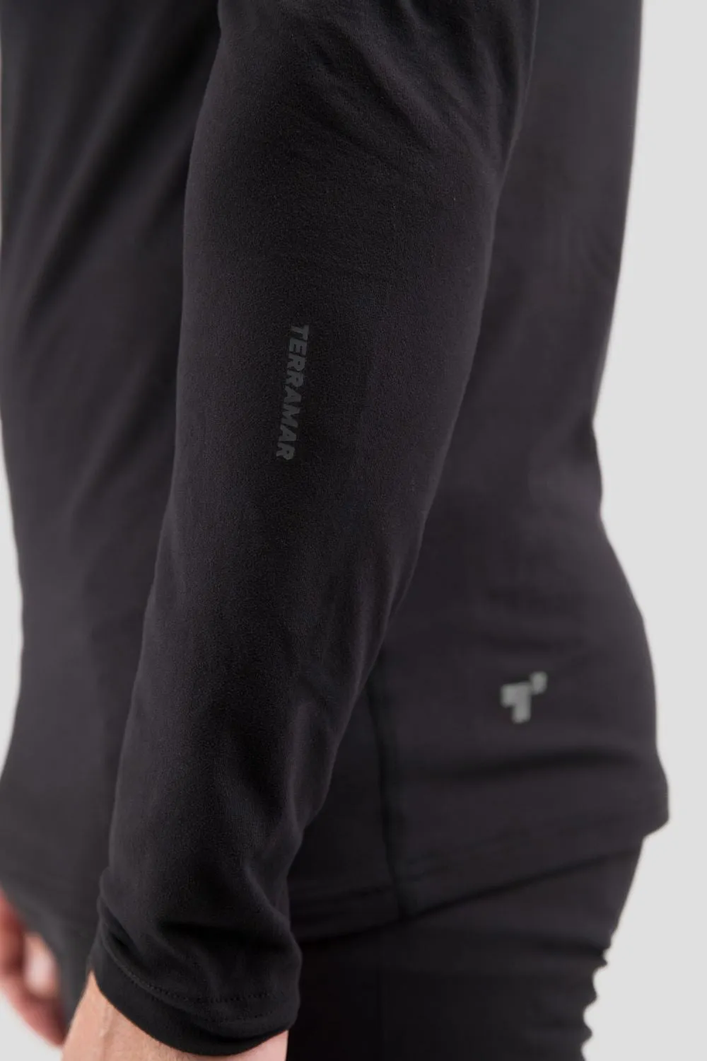 'Terramar' Men's 2.0 Thermolator® Performance Turtle Neck - Black