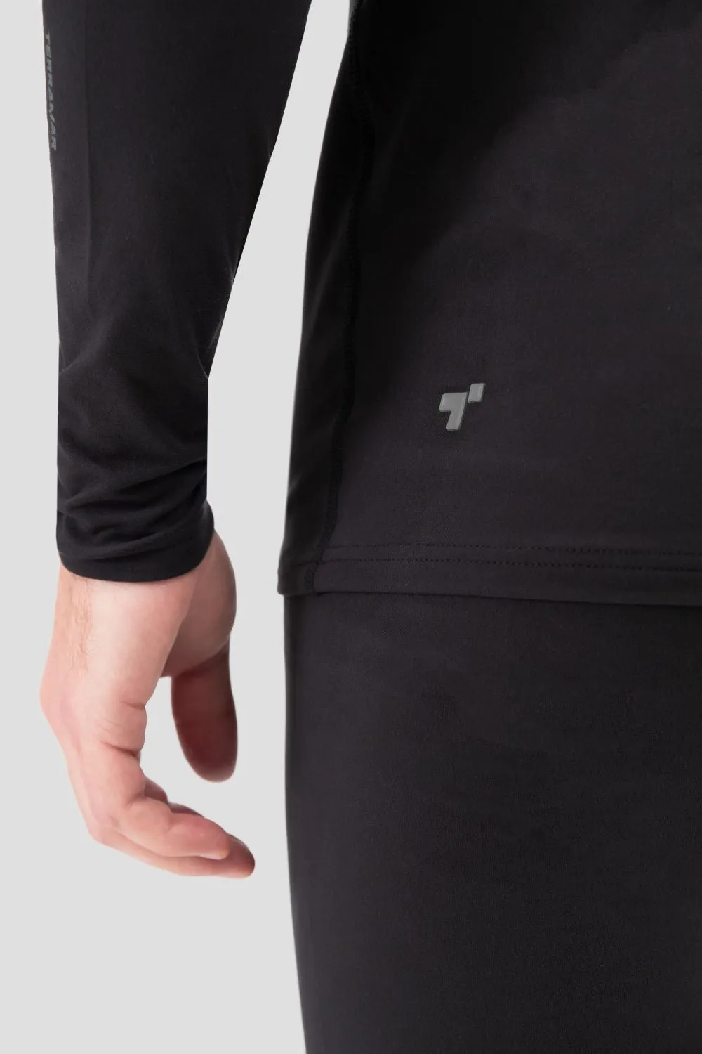 'Terramar' Men's 2.0 Thermolator® Performance Turtle Neck - Black