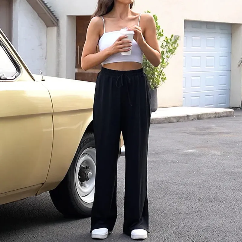 Teyou Women's Casual Full-Length Loose Pants