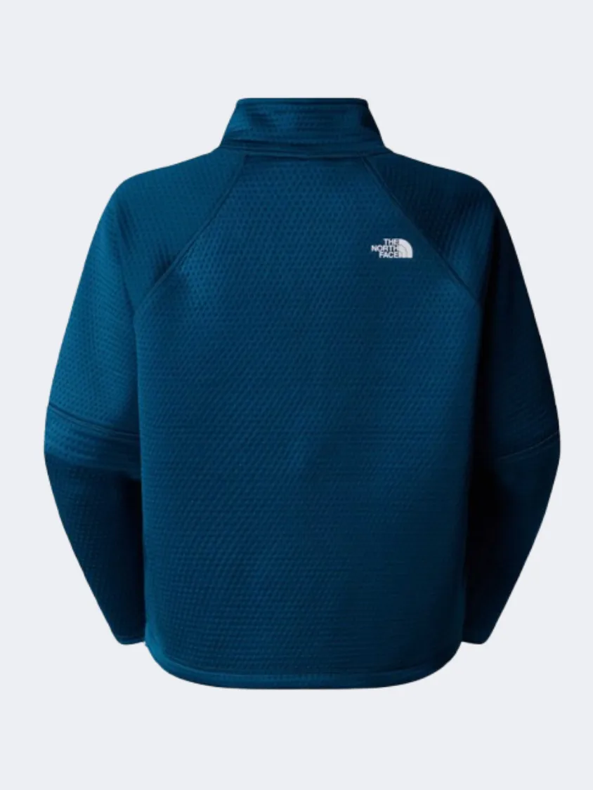 The North Face Dotknit Thermal Women Hiking Fleece Midnight Petrol