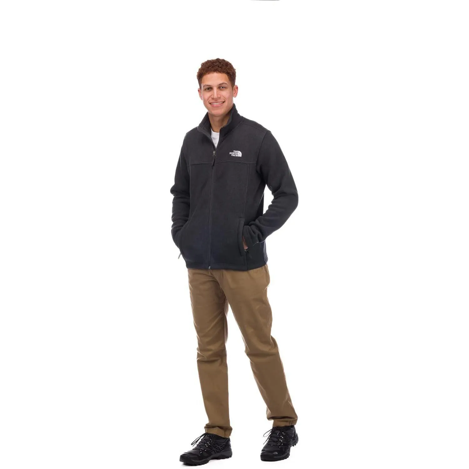 THE NORTH FACE Men's Anchor Full Zip, TNF Black, XX-Large