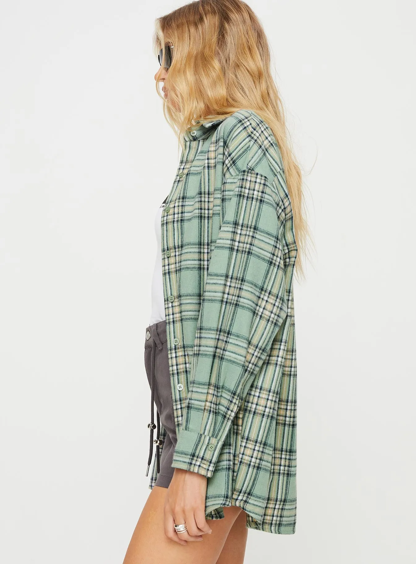 Tollen Shirt Dark Green Check