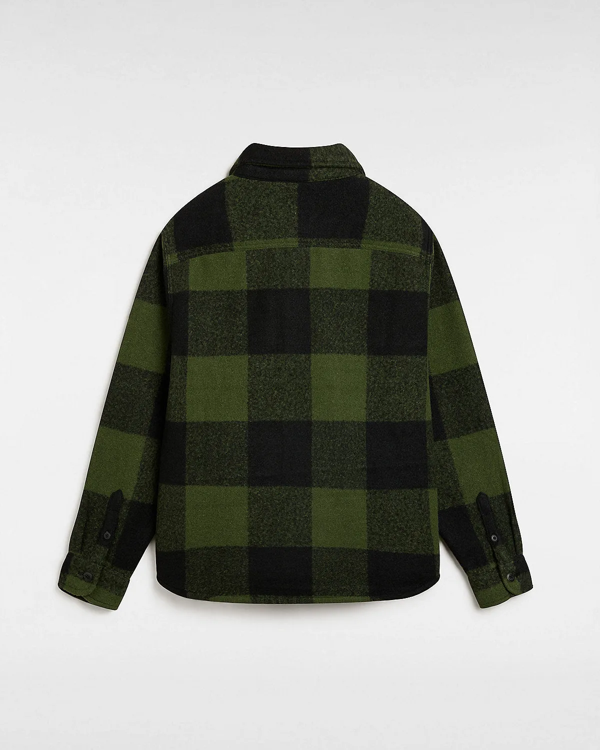 Vans - Denby Fuzzy Shacket - Black/Loden Green