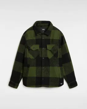 Vans - Denby Fuzzy Shacket - Black/Loden Green