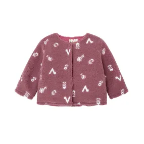 Vauva FW23 - Girls Long Sleeve Reversible Coat (Pink)