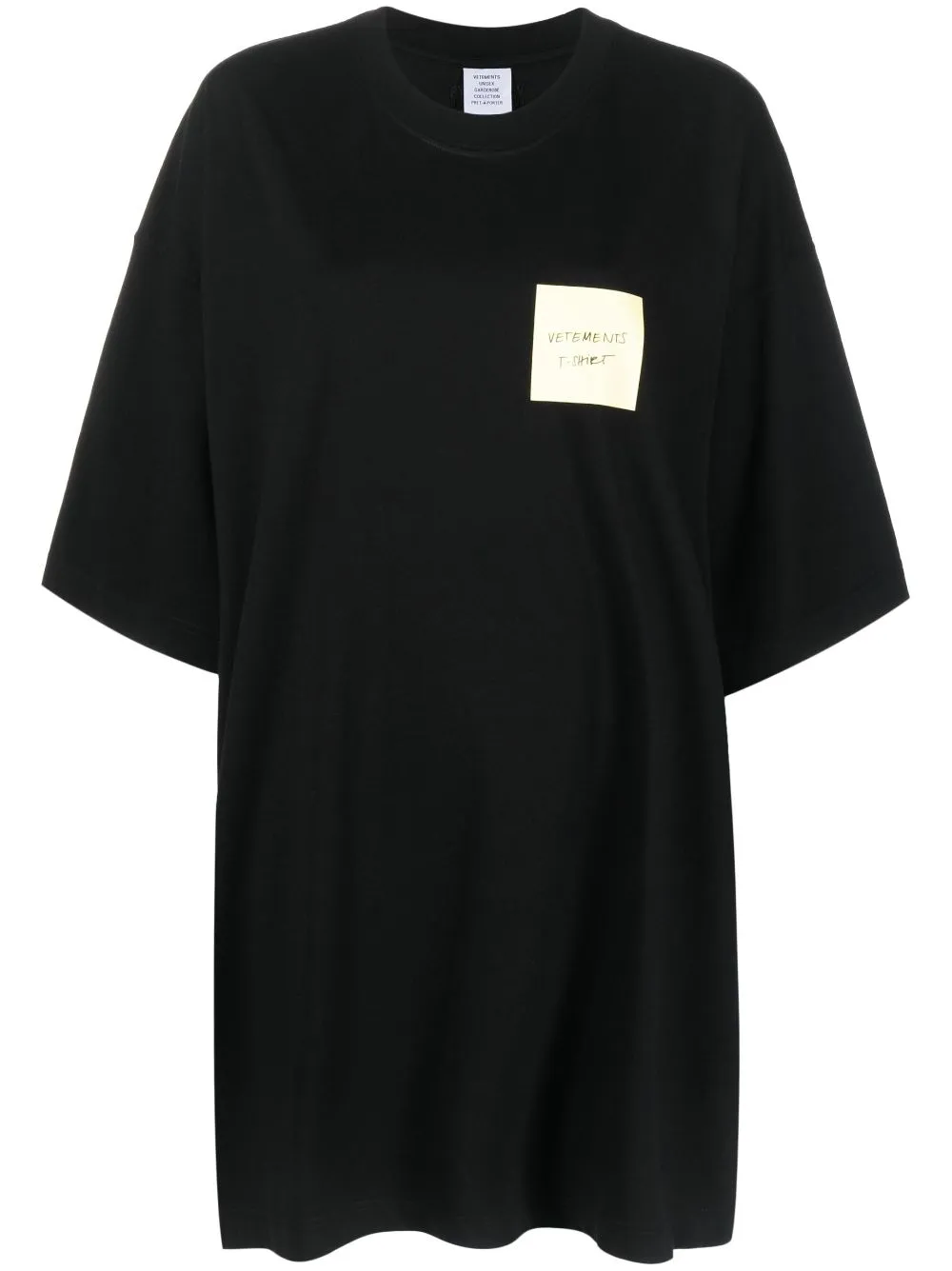 Vetements T-shirts and Polos Black