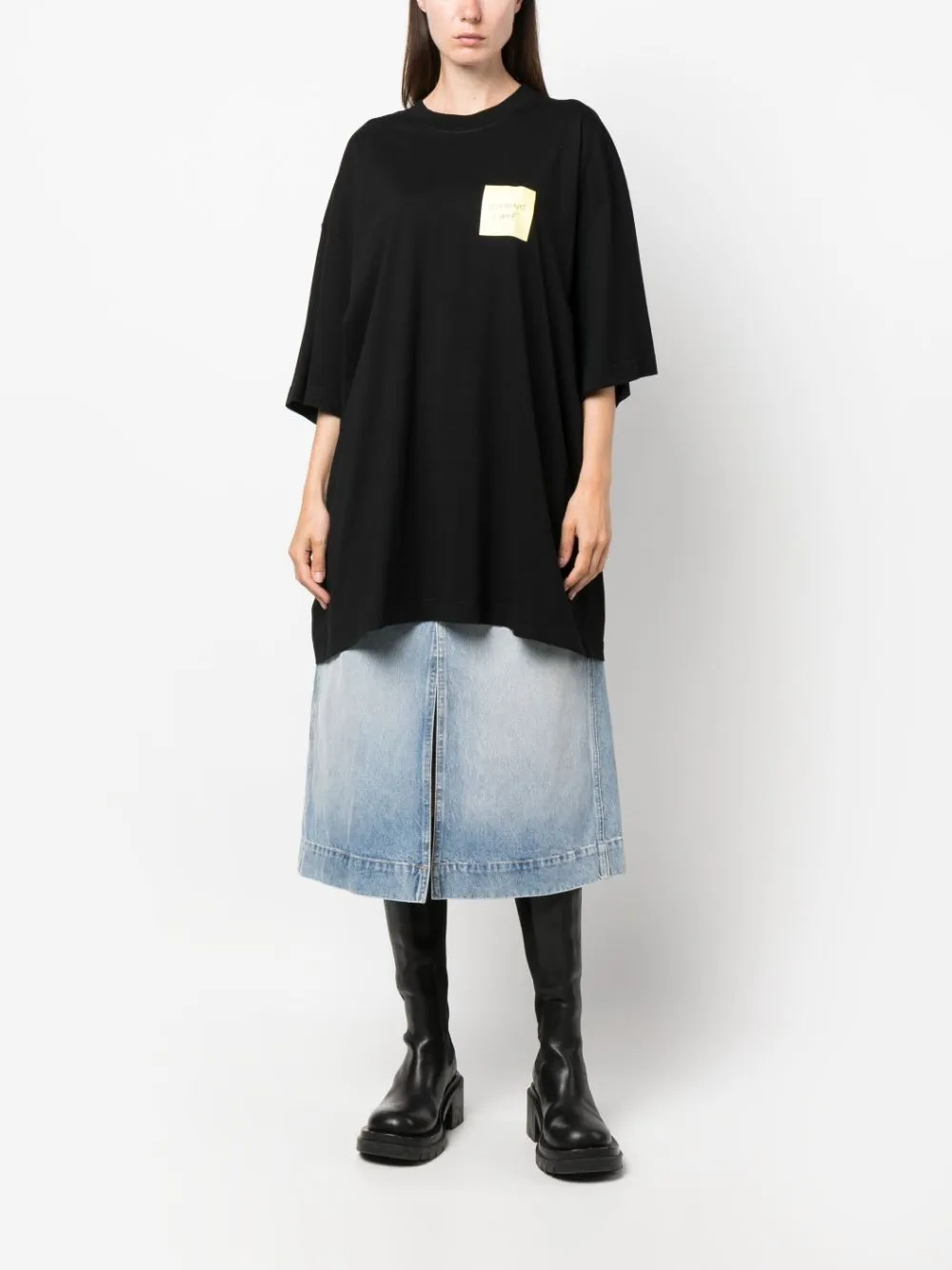 Vetements T-shirts and Polos Black