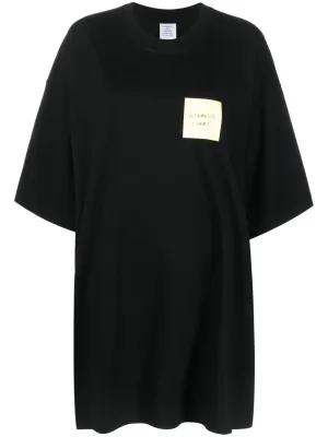 Vetements T-shirts and Polos Black