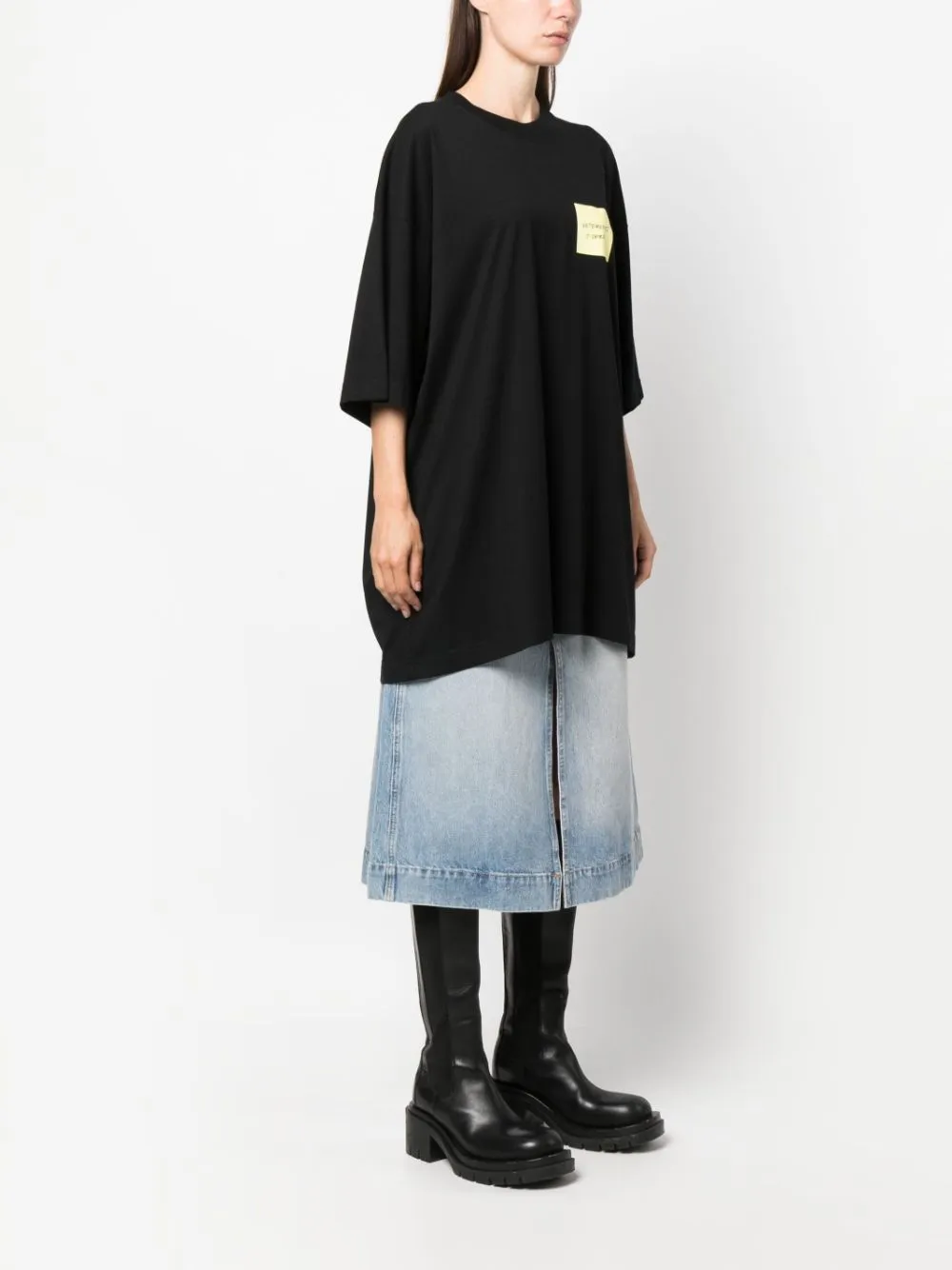 Vetements T-shirts and Polos Black