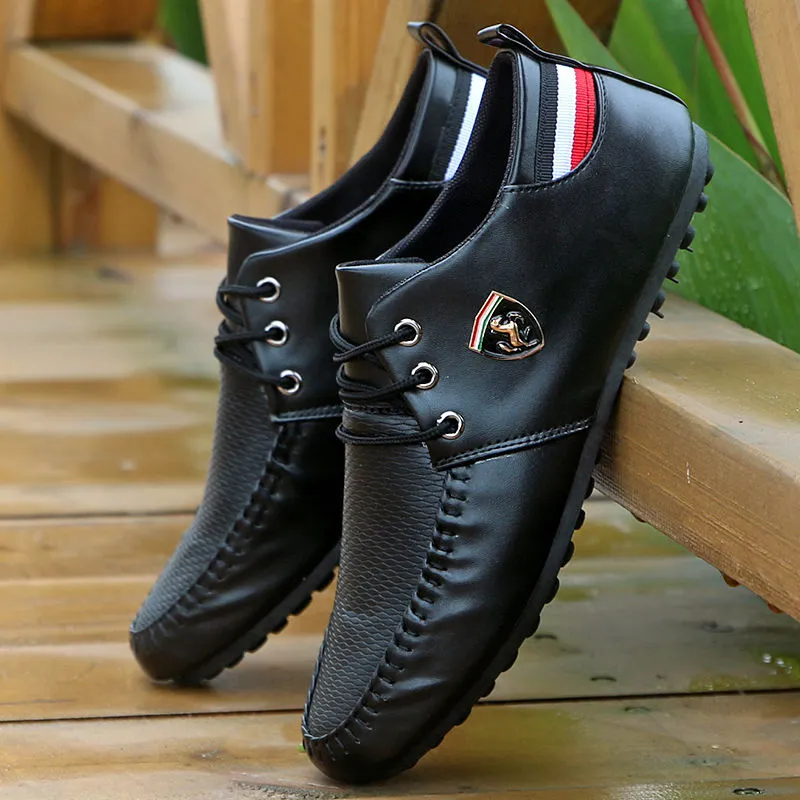 Village Leather Italian Driver Shoes
