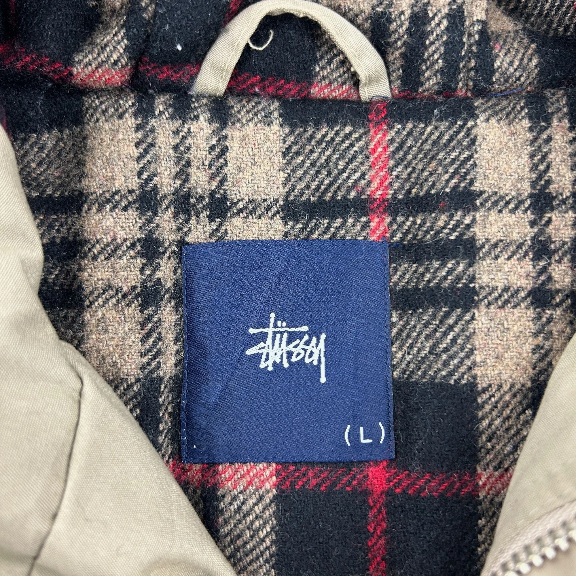 Vintage Stussy Multi Pocket Padded Lined Jacket Size L