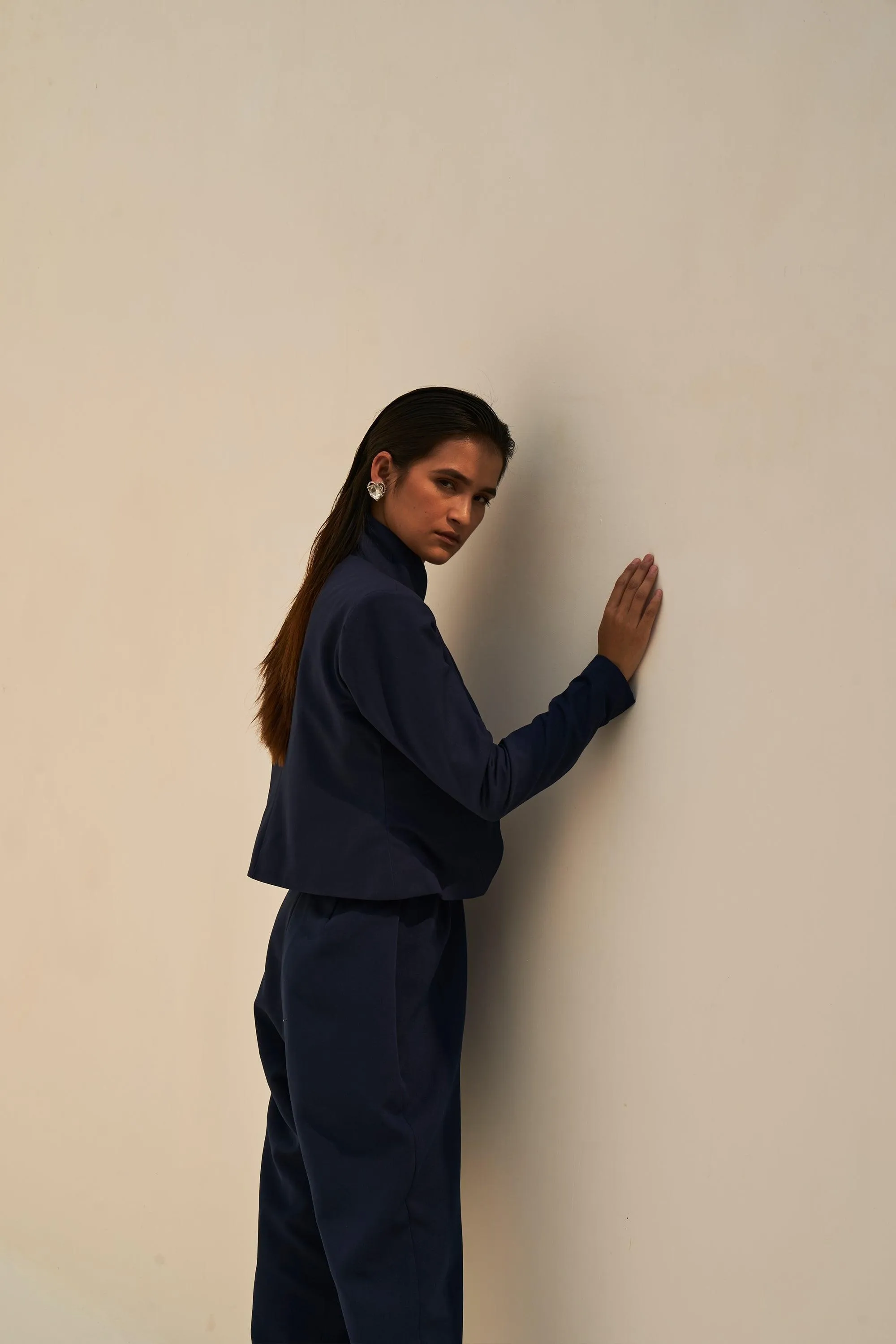 Wei Ban Collar Jacket Blazer