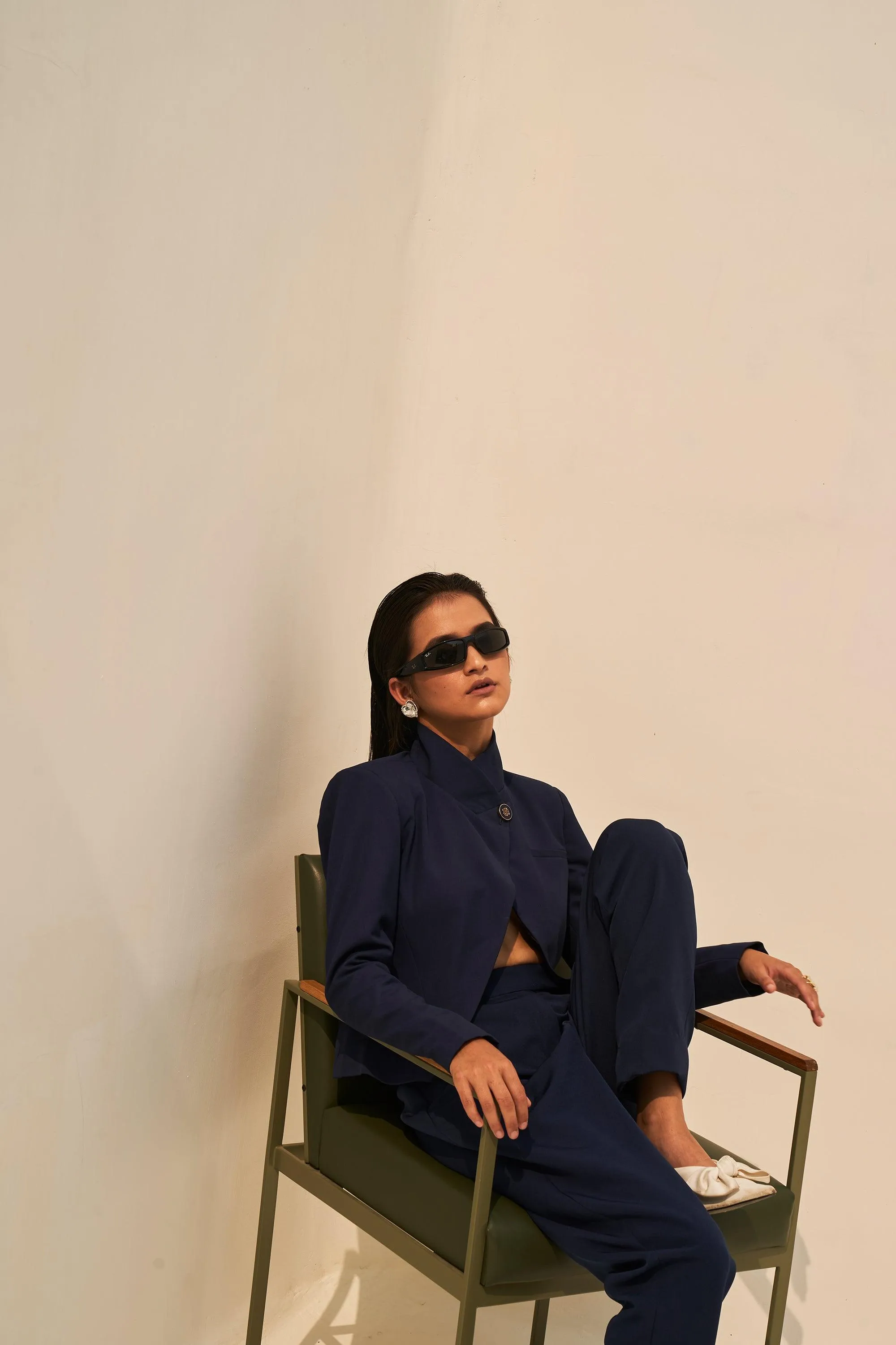 Wei Ban Collar Jacket Blazer