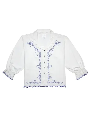 Western Sophie Shirt in Ecru