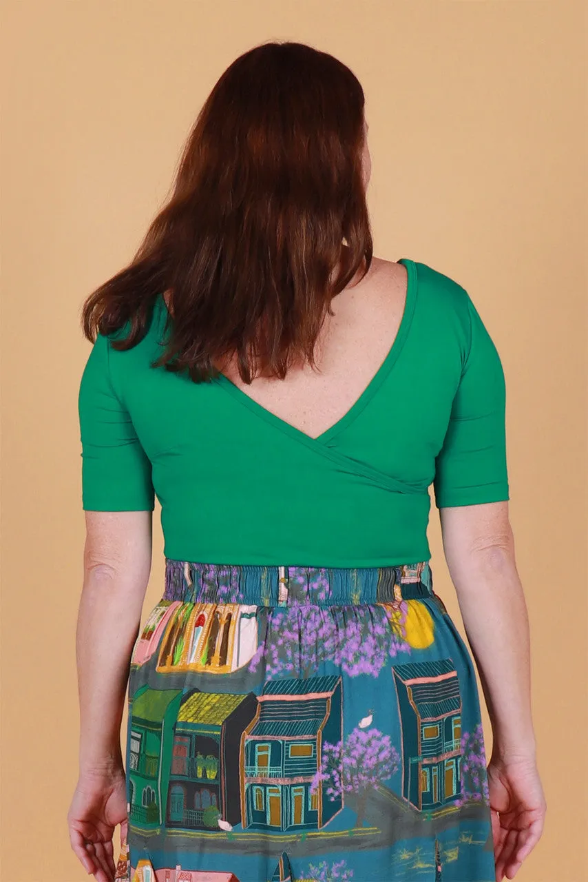 Winnie Reversible Top Shamrock