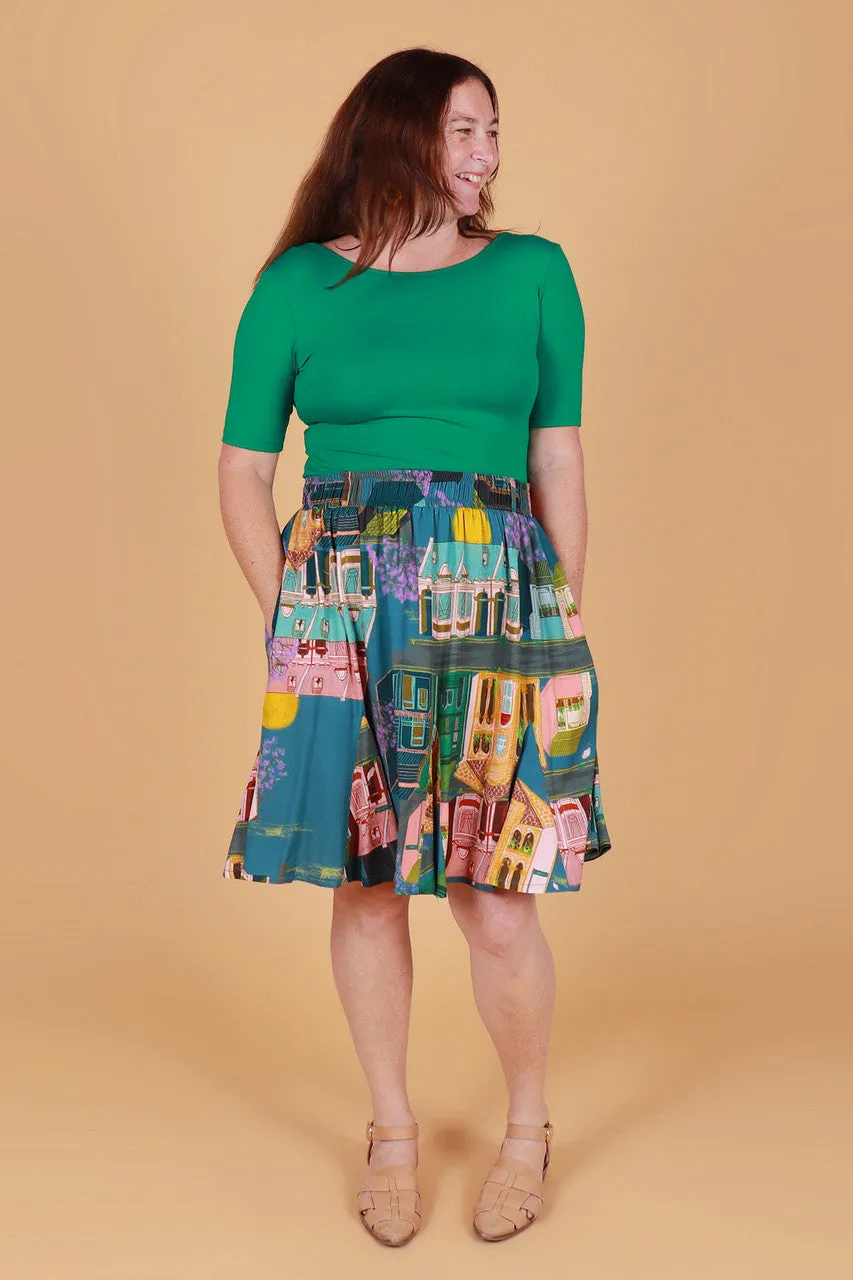 Winnie Reversible Top Shamrock