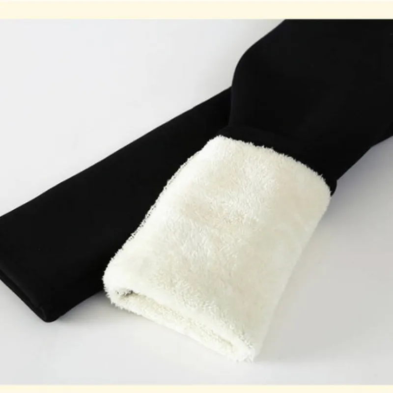Winter Warmest Legging High Waist Stretchy Fleece Pants - Butterfly Pattern