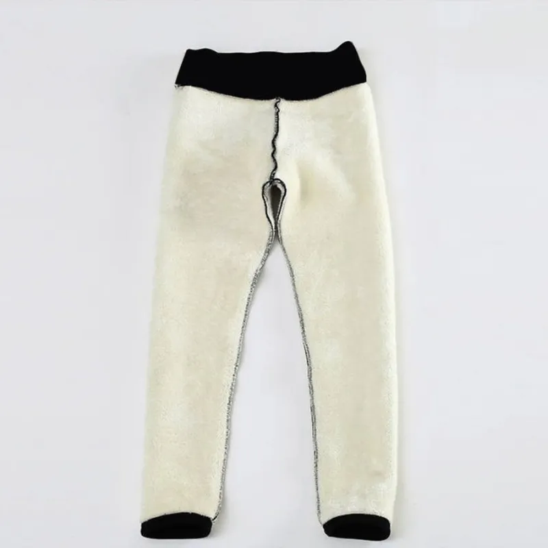 Winter Warmest Legging High Waist Stretchy Fleece Pants - Butterfly Pattern