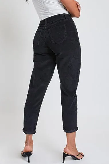 Women's  Corduroy Mom Fit Pants