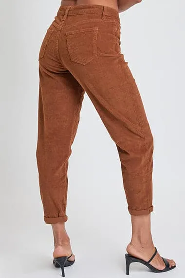 Women's  Corduroy Mom Fit Pants