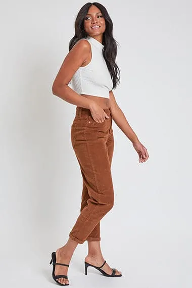 Women's  Corduroy Mom Fit Pants