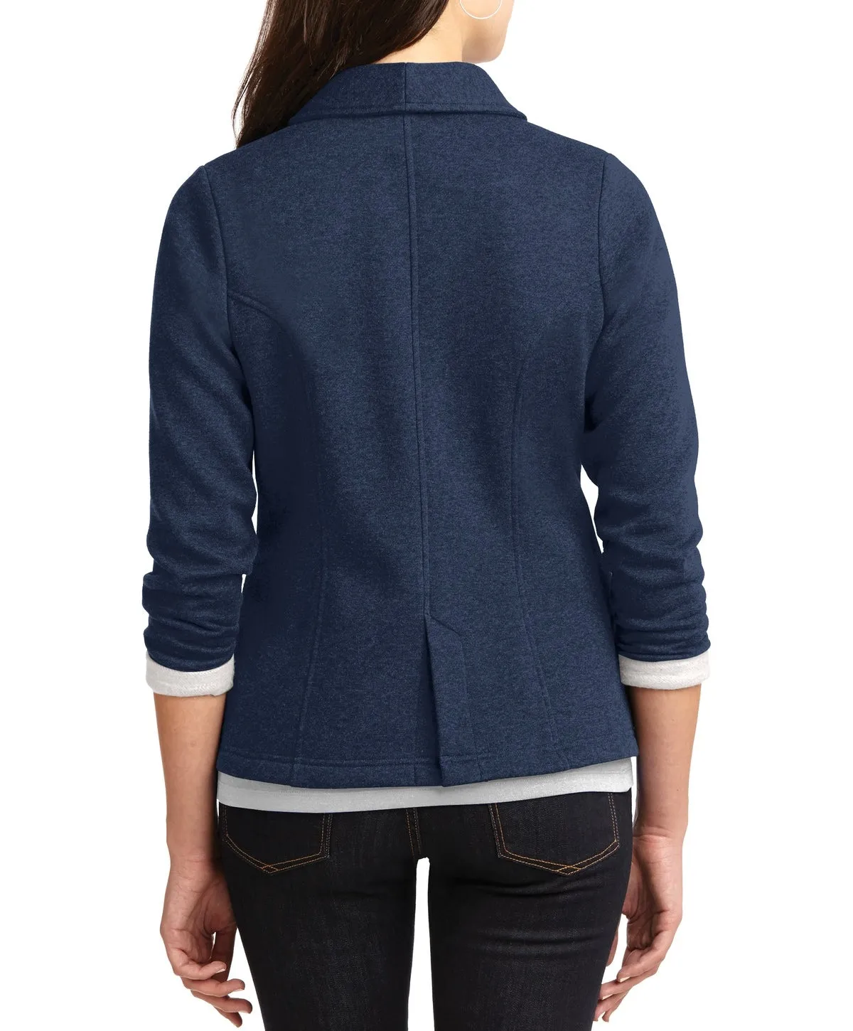 Women's Fleece Blazer Cardigan Jacket
