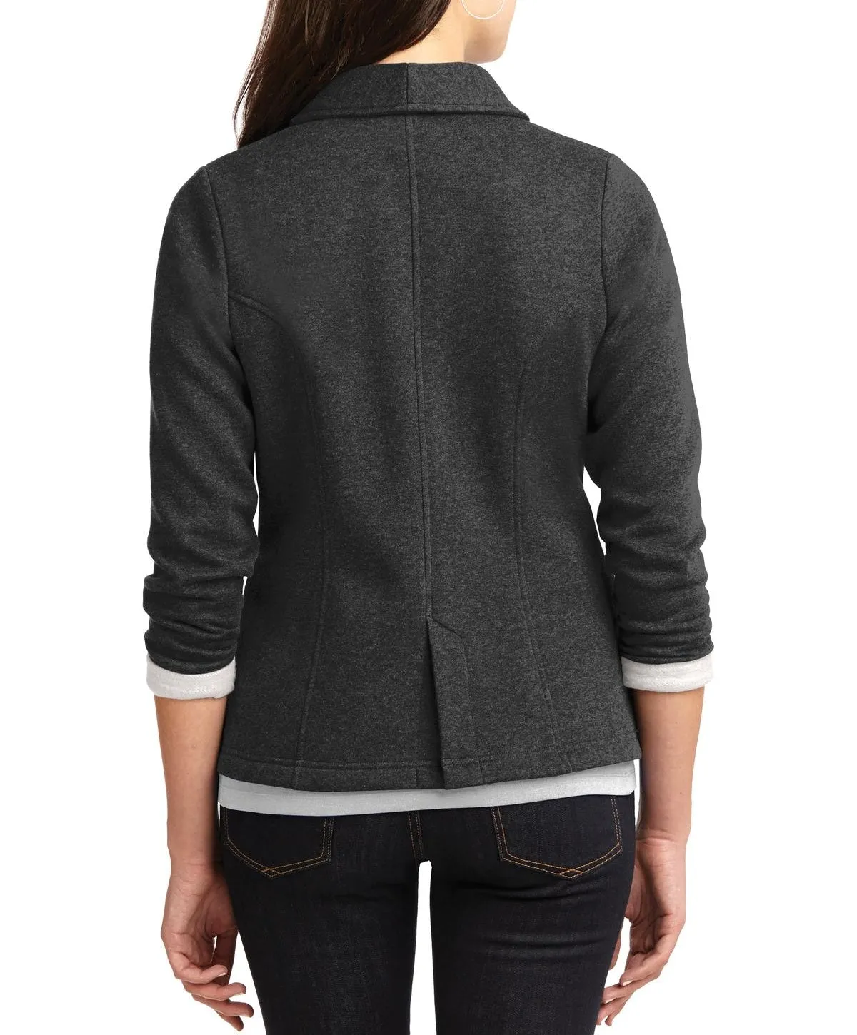 Women's Fleece Blazer Cardigan Jacket