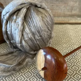 Yak Silk Roving - Natural