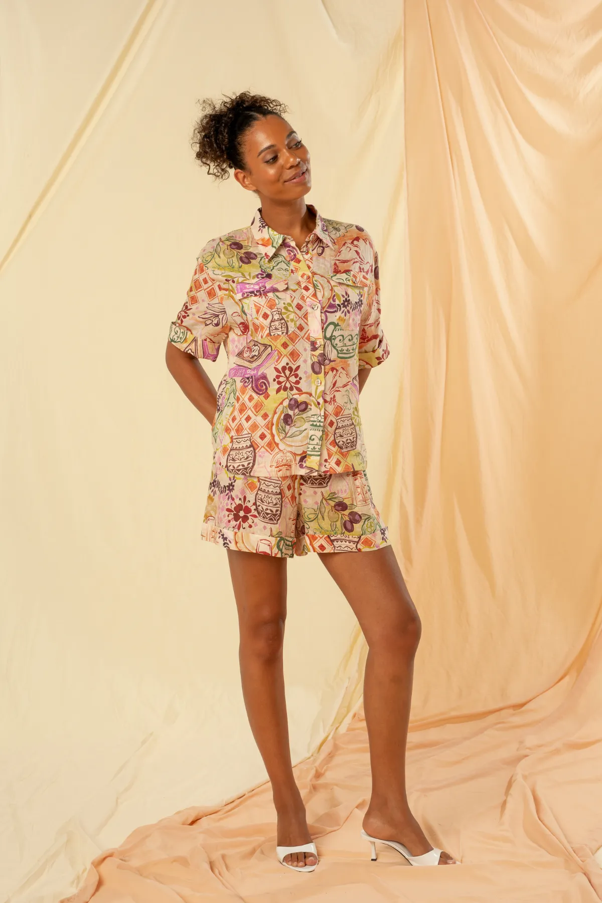 Zita Belted Shorts